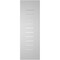 Ekena Millwork Vertical Surface Mount PVC Gable Vent: Functional, w/ 3-1/2"W x 1"P Standard Frame, 12"W x 36"H GVPVE12X3601SF - alternate 3